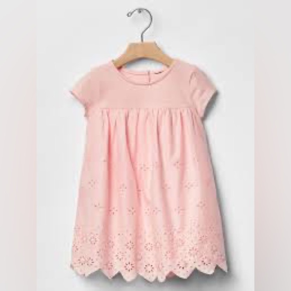 Gap 5T Toddler Girl Girl Pink Eyelet Dress EUC

Bin 6kj